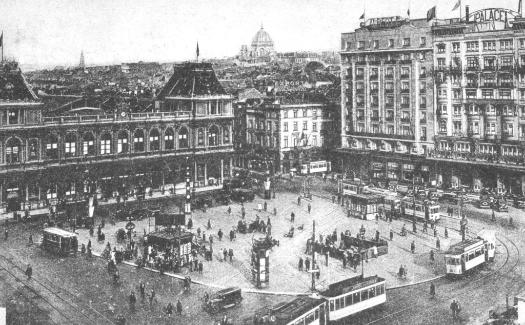 Brussel 1910. Kun 10 år efter skibslægen var der.