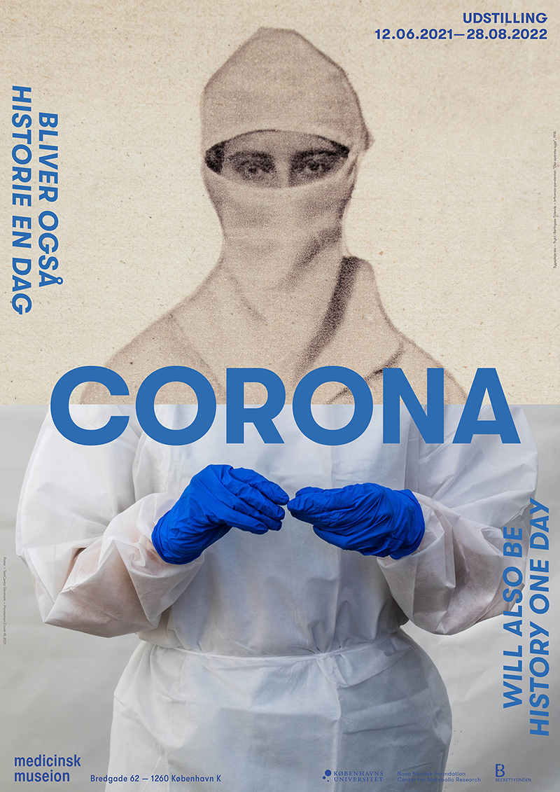 sandsynligt kobling storhedsvanvid Corona bliver også historie en dag // Corona will also be history one day -  Medicinsk Museion